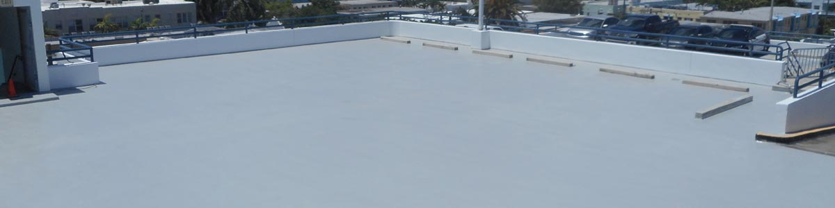 Rooftop deck waterproofing system by Garland.